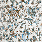 Настольная лампа цилиндрическая с цветочной росписью Lamp Flower Painting варинант исполнения - 1 | Loft Concept в Перми