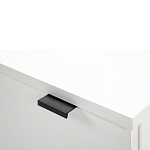 Тумба прикроватная белая с ящиками Strict Lines варинант исполнения - 4 | Loft Concept в Перми