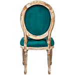 Стул из натурального бука зелёный с цветочным принтом Impressionism in Color варинант исполнения - 2 | Loft Concept в Перми