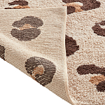 Ковер из хлопка с леопардовым принтом Soft Hugs варинант исполнения - 3 | Loft Concept в Перми