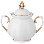 Чайный сервиз из фарфора со стразами на 6 персон 15 предметов Shine Porcelain варинант исполнения - 2 | Loft Concept в Перми