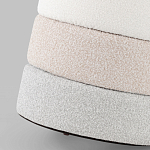 Пуф Three Colors в ткани букле из трех цветов  варинант исполнения - 5 | Loft Concept в Перми