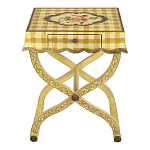 Приставной столик с ящиком в стиле ретро Vintage Rustic Tablecloth варинант исполнения - 1 | Loft Concept в Перми