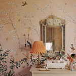 Обои ручная роспись Cecily pink варинант исполнения - 4 | Loft Concept в Перми