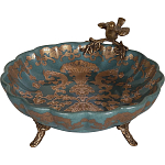 Блюдо фарфоровое Птица на ветке Flora варинант исполнения - 2 | Loft Concept в Перми