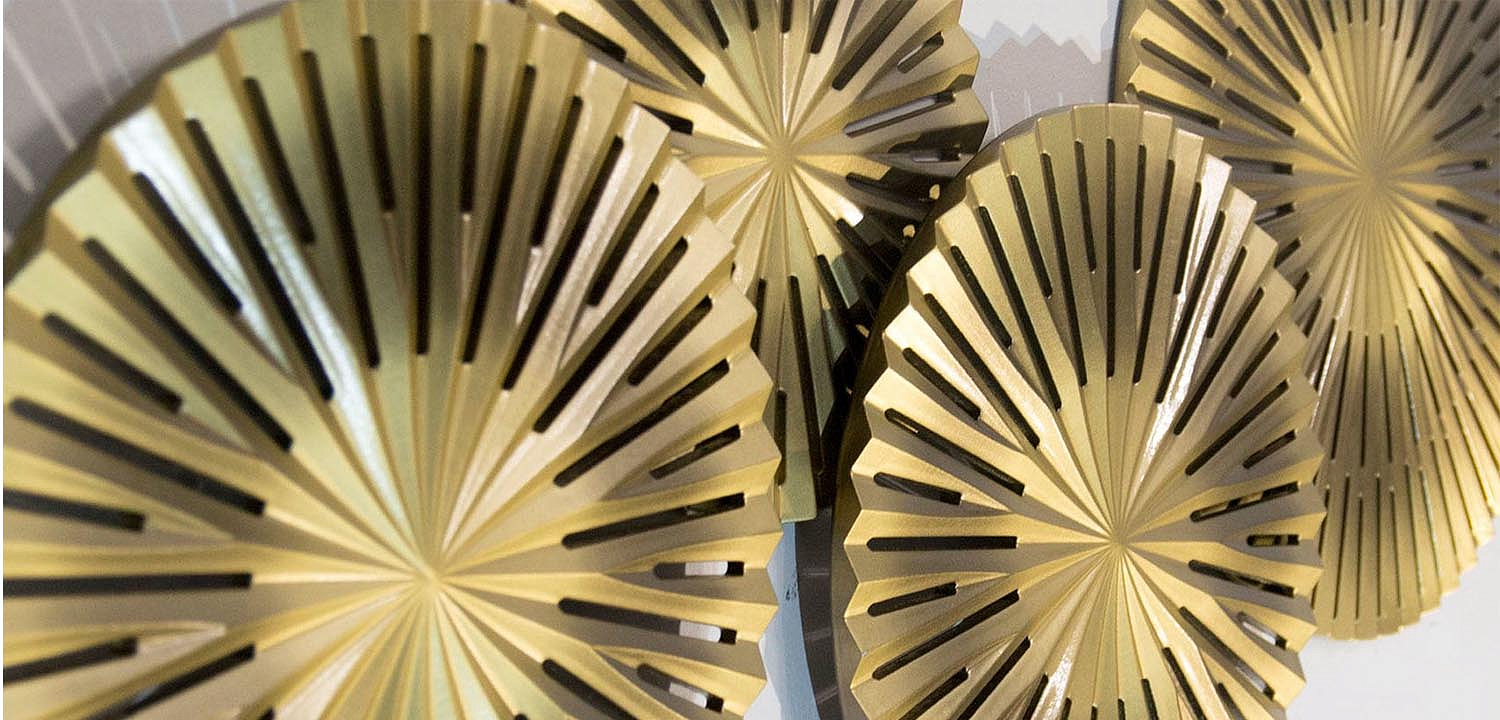 Арт-объект Apollo Brown and Gold Wall Plaque Disc gap 4 Арт-объект Apollo Brown and Gold Wall Plaque Disc gap 4 - Loft-Concept в Перми