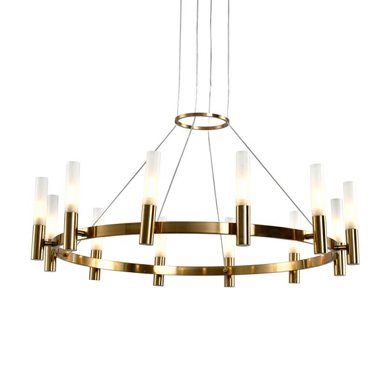 Люстра подвесная светодиодная круглая Uniformity of Lighting Бронза Белый Люстра подвесная светодиодная круглая Uniformity of Lighting Бронза Белый в Перми | Loft Concept