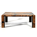 Кофейный Стол River in Autumn Elm Resin Coffee Table варинант исполнения - 3 | Loft Concept в Перми