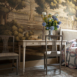 Обои ручная роспись Monuments of Paris Roberts on antique scenic Xuan paper варинант исполнения - 2 | Loft Concept в Перми