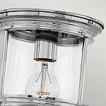 Потолочный светильник для ванных комнат с цилиндрическим стеклянным плафоном и одной лампой Hinkley варинант исполнения - 15 | Loft Concept в Перми