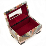 Шкатулка из натурального камня змеевик Stone Casket варинант исполнения - 3 | Loft Concept в Перми