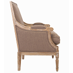 Кресло William Classical Armchair brown flax варинант исполнения - 1 | Loft Concept в Перми