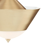 Подвесной светильник светодиодный конусообразный Сone Shaped Gold Pendant варинант исполнения - 1 | Loft Concept в Перми