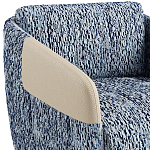 Дизайнерское Кресло William с кожаными подлокотниками  варинант исполнения - 3 | Loft Concept в Перми