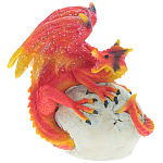 Декоративная статуэтка Дракон Red Yellow Dragon Statuette варинант исполнения - 1 | Loft Concept в Перми