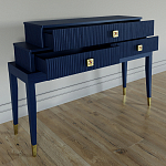 Премиальная Консоль с тремя ящиками Elsa Dreams Blue варинант исполнения - 2 | Loft Concept в Перми