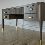 Письменный стол с 4-мя ящиками Elsa Dreams Walnut варинант исполнения - 4 | Loft Concept в Перми