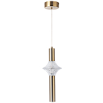 Подвесной светильник Toussaint Metal Tube Brass Hanging Lamp варинант исполнения - 2 | Loft Concept в Перми