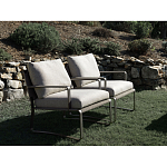 Дизайнерское уличное кресло на металлическом каркасе PHOENIX Armchair варинант исполнения - 13 | Loft Concept в Перми