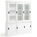 Витрина из массива сосны Cobbett White Wood Showcase варинант исполнения - 3 | Loft Concept в Перми