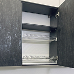 Угловой кухонный гарнитур Жемчужный белый Серый Clarke Kitchen Set White Grey варинант исполнения - 10 | Loft Concept в Перми