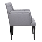 Кресло Addison Chic Armchair grey flax варинант исполнения - 2 | Loft Concept в Перми