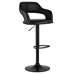 Барный стул черного цвета Strohach варинант исполнения - 1 | Loft Concept в Перми