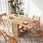 Обеденный стол раскладной из дерева Astiс Table варинант исполнения - 3 | Loft Concept в Перми