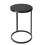 Кофейный столик круглый чёрный Compact Loft варинант исполнения - 2 | Loft Concept в Перми