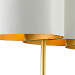 Люстра прямоугольная с белыми цилиндрическими абажурами White Ribbon варинант исполнения - 4 | Loft Concept в Перми