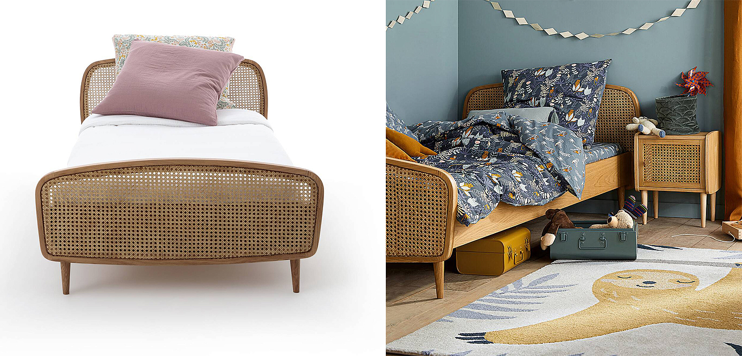 Кровать Morten Wicker Bed Кровать Morten Wicker Bed - Loft-Concept в Перми
