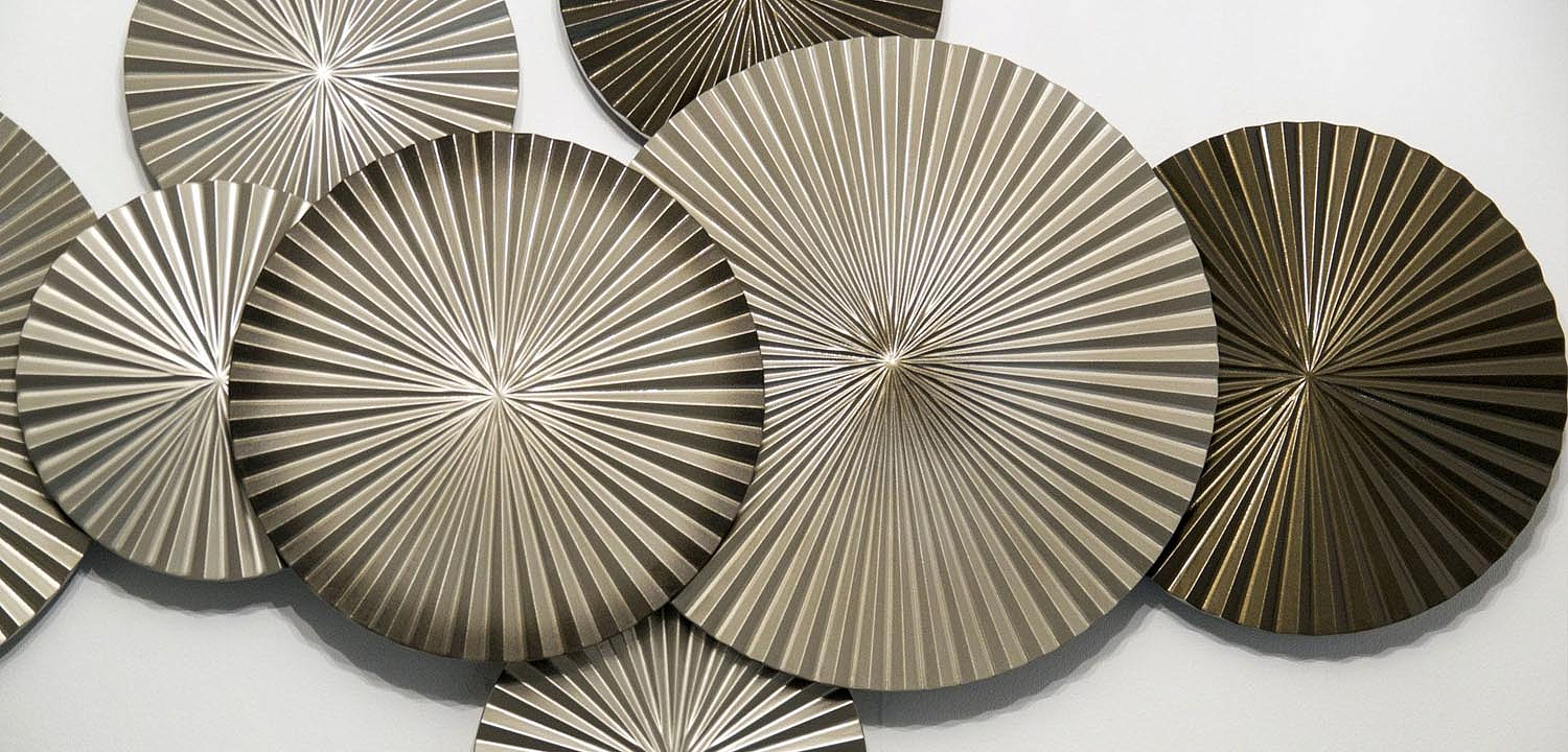 Арт-объект Apollo Champagne and Brown Wall Plaque Disc 9 Арт-объект Apollo Champagne and Brown Wall Plaque Disc 9 - Loft-Concept в Перми