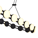 Люстра овальная с круглыми светодиодными источниками света Maxine Light варинант исполнения - 13 | Loft Concept в Перми