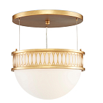 Подвесной светильник с фактурным золотым каркасом Exceptional Classic Design варинант исполнения - 3 | Loft Concept в Перми