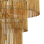 Люстра трёхъярусная золотого цвета Metal Tentacles варинант исполнения - 2 | Loft Concept в Перми