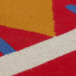 Плед хлопковый по мотивам чувашских орнаментов Ural and Siberian Patterns варинант исполнения - 4 | Loft Concept в Перми