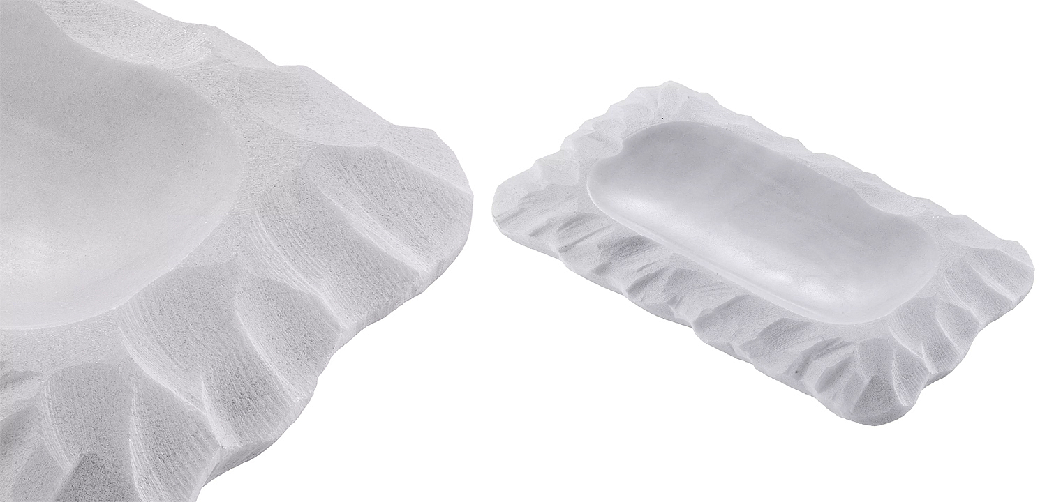Поднос Eichholtz Tray Mauro White Поднос Eichholtz Tray Mauro White - Loft-Concept в Перми