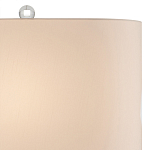 Настольная лампа разноцветная с овальным тканевым абажуром Abstraction варинант исполнения - 2 | Loft Concept в Перми