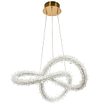 Фигурная люстра с хрустальным декором Gilbertine Crystal Curly Ring Chandelier варинант исполнения - 2 | Loft Concept в Перми