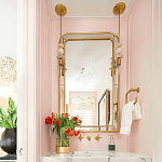 Зеркало в золотой раме Arched Mirror варинант исполнения - 1 | Loft Concept в Перми