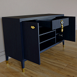 Комод-буфет Elsa Dreams Blue с открытыми полками   варинант исполнения - 6 | Loft Concept в Перми