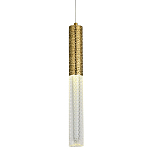 Подвесной светильник латунь Dew Drops Tube Brass Hanging Lamp варинант исполнения - 1 | Loft Concept в Перми