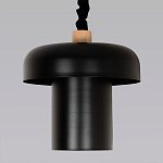 Подвесной светильник с черным металлическим плафоном Capability варинант исполнения - 2 | Loft Concept в Перми