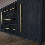 Буфет Primo с тремя ящиками и двумя фасадами Черный дуб варинант исполнения - 7 | Loft Concept в Перми