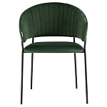 Стул в велюре зеленого цвета Horizon варинант исполнения - 2 | Loft Concept в Перми