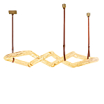 Люстра подвесная с фигурным светодиодным плафоном Calcite Figural Light варинант исполнения - 3 | Loft Concept в Перми