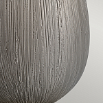 Настольная лампа с белым цилиндрическим абажуром и серебристым овальным основанием Quintiesse варинант исполнения - 4 | Loft Concept в Перми