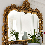 Зеркало настенное в ажурной раме в стиле барокко Ornate Ornaments варинант исполнения - 1 | Loft Concept в Перми