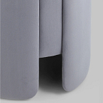 Пуф Alice Poof Grey Серый велюр варинант исполнения - 3 | Loft Concept в Перми