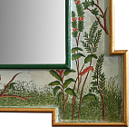 Зеркало в стиле Шинуазри ручная роспись Chinoiserie Garden White Mirror варинант исполнения - 2 | Loft Concept в Перми